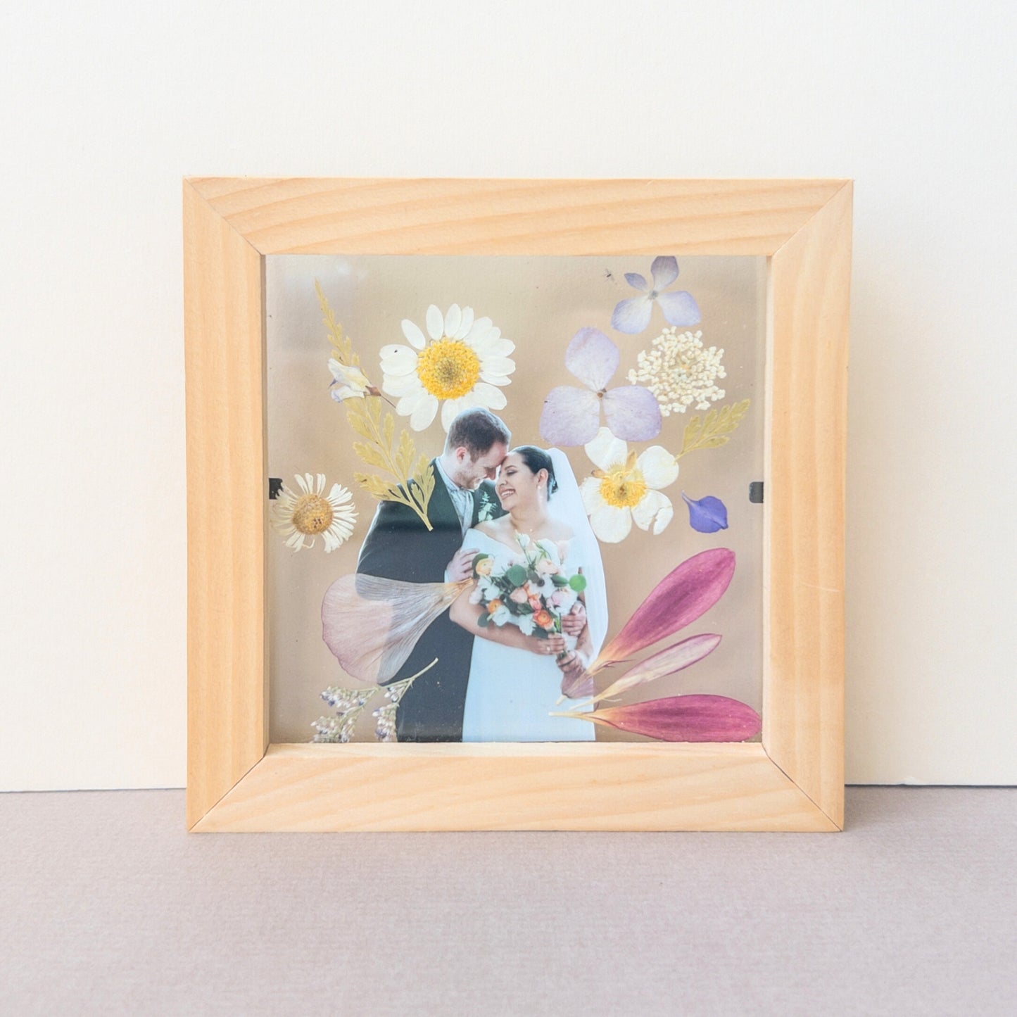 Pressed Flower Couple’s Portrait