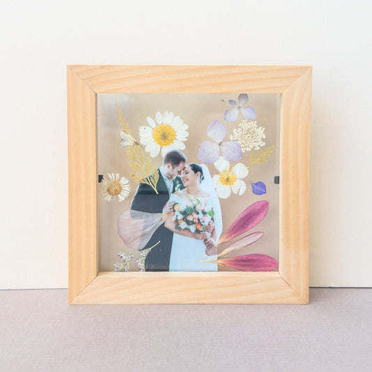 Pressed Flower Couple’s Portrait