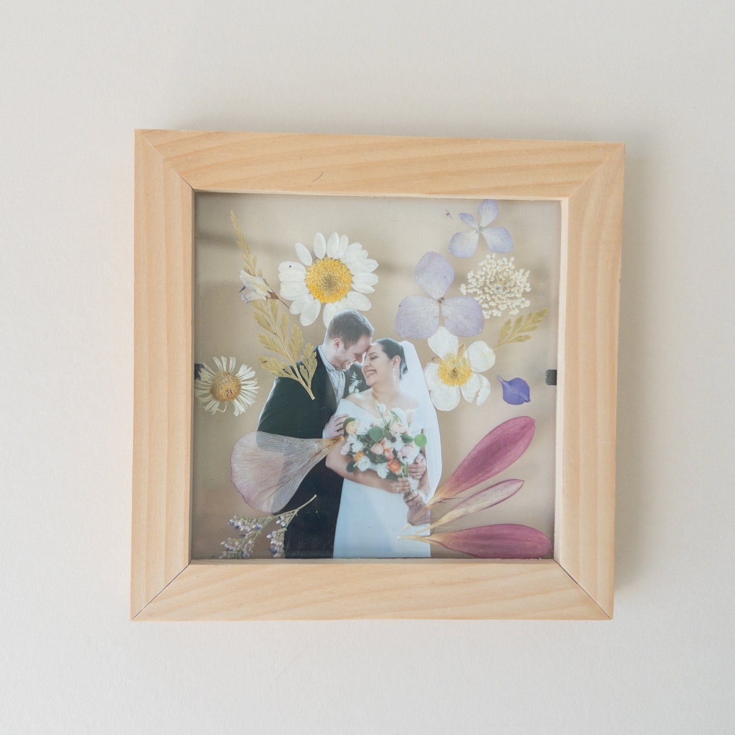 Pressed Flower Couple’s Portrait