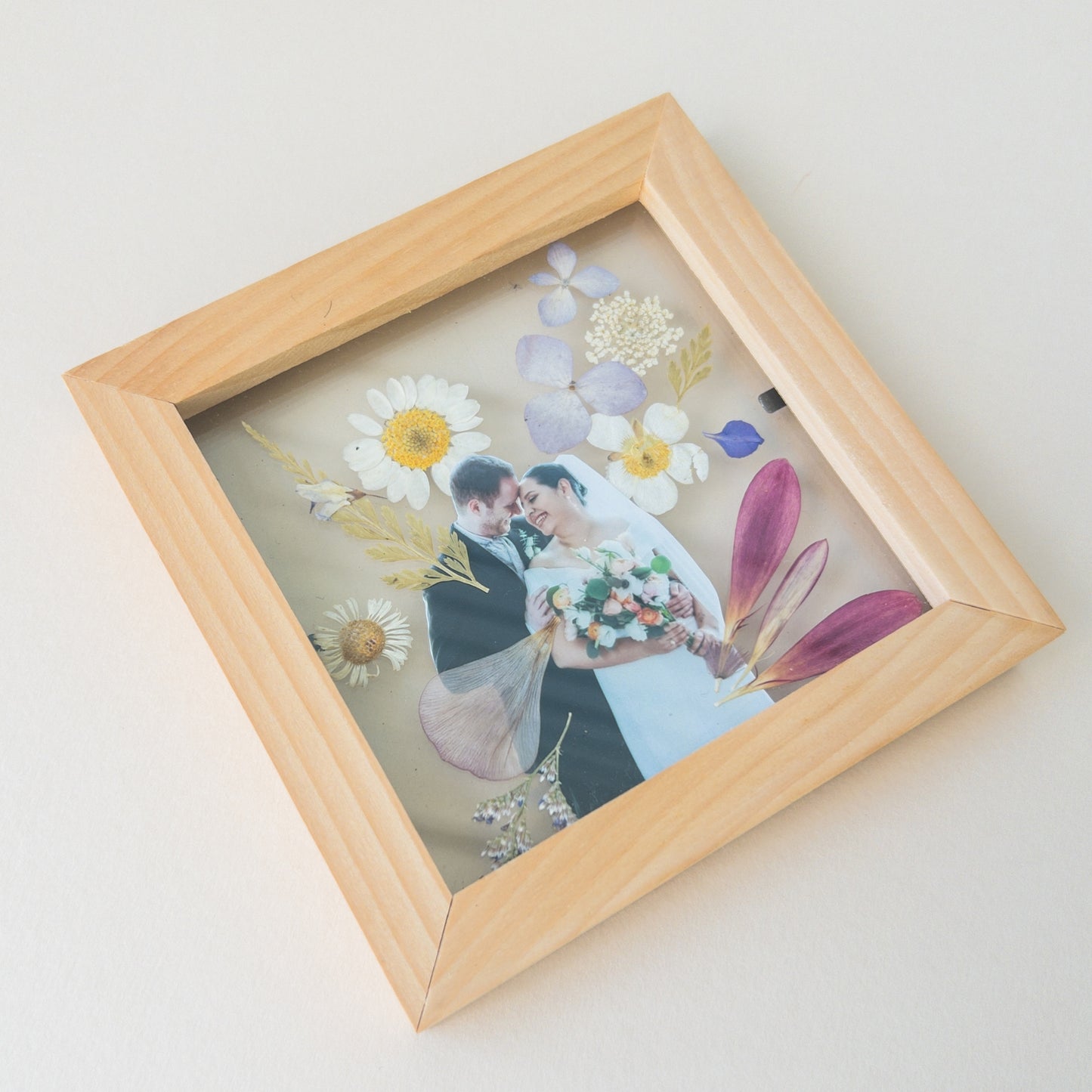 Pressed Flower Couple’s Portrait