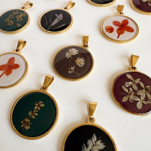 Custom Botanical Pendant