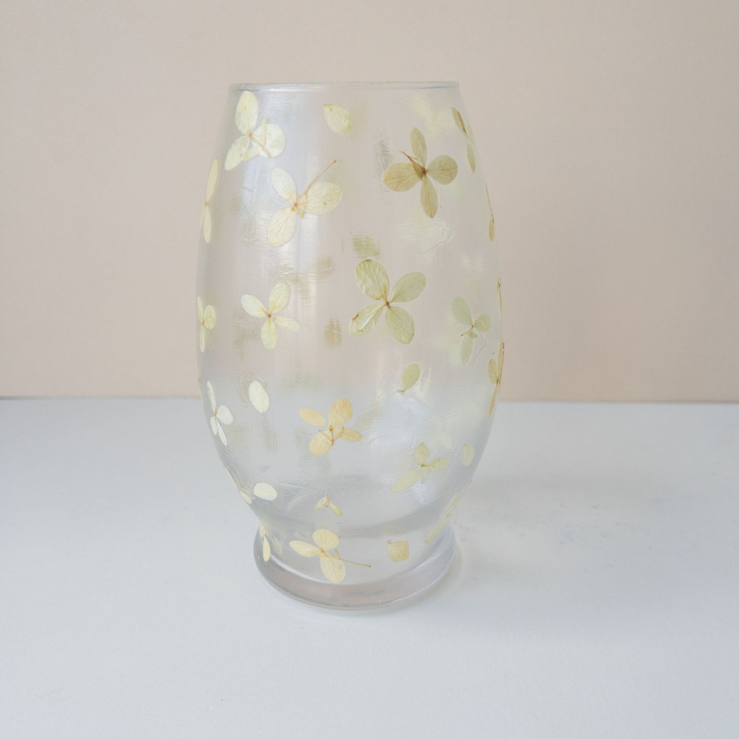 Oakleaf Hydrangea | Pressed Floral Vase